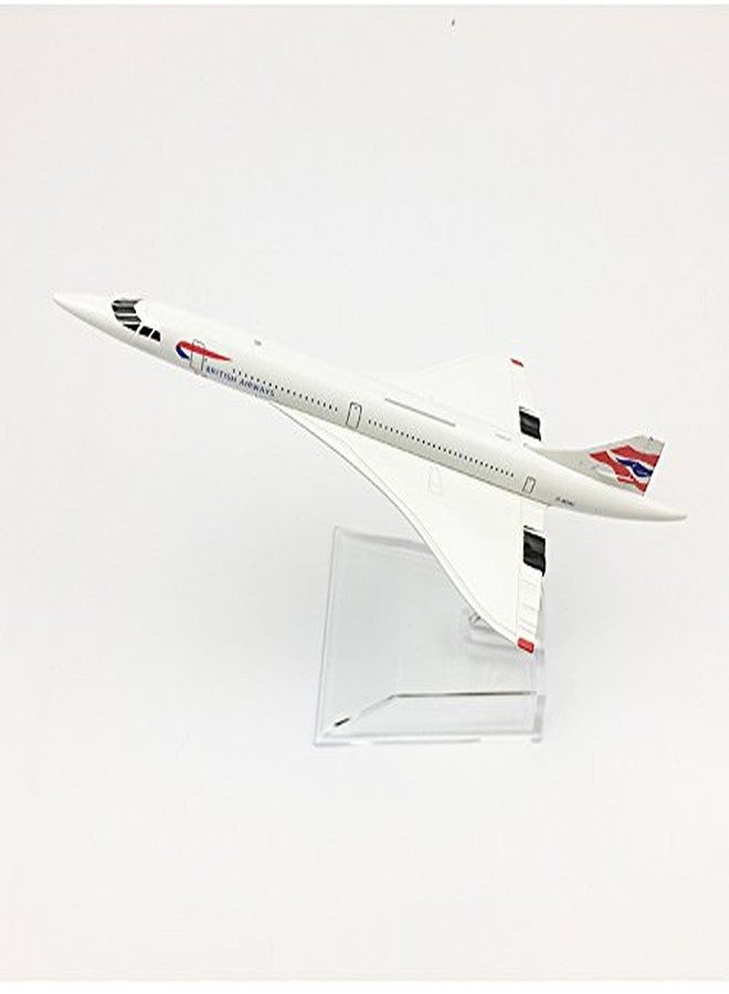 Sage Square 1:300 Scale Highly Detailed Souvenir Metal Model Aircraft Collection (Concord British Airways, Multicolor) - Image 3